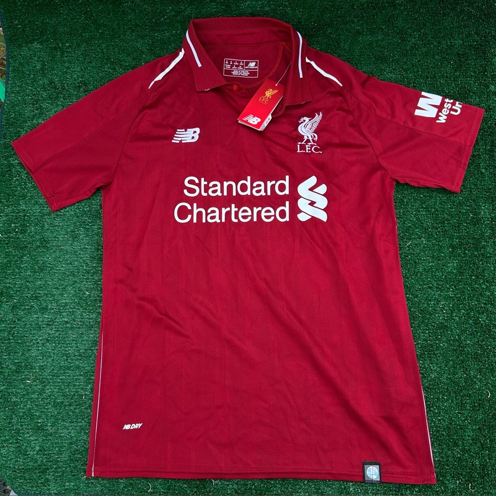 Liverpool FC Salah 11 Home Jersey  2018-2019 New Balance LFC Shirt Size Small S